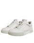 Dolce & Gabbana White Miami Leather Low Top Sneakers Men Shoes